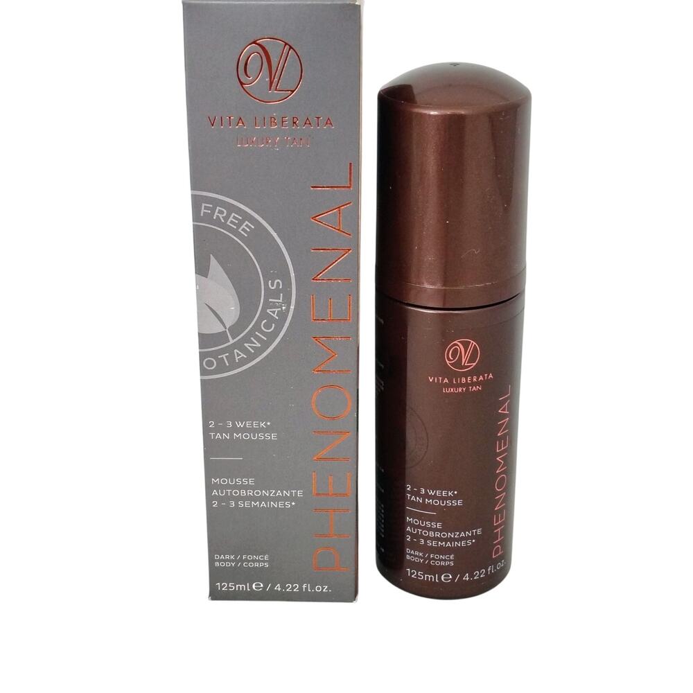 Vita Liberata Phenomenal 2-3 Week Tanning Mousse Dark for Body 4.22 oz 50% FULL